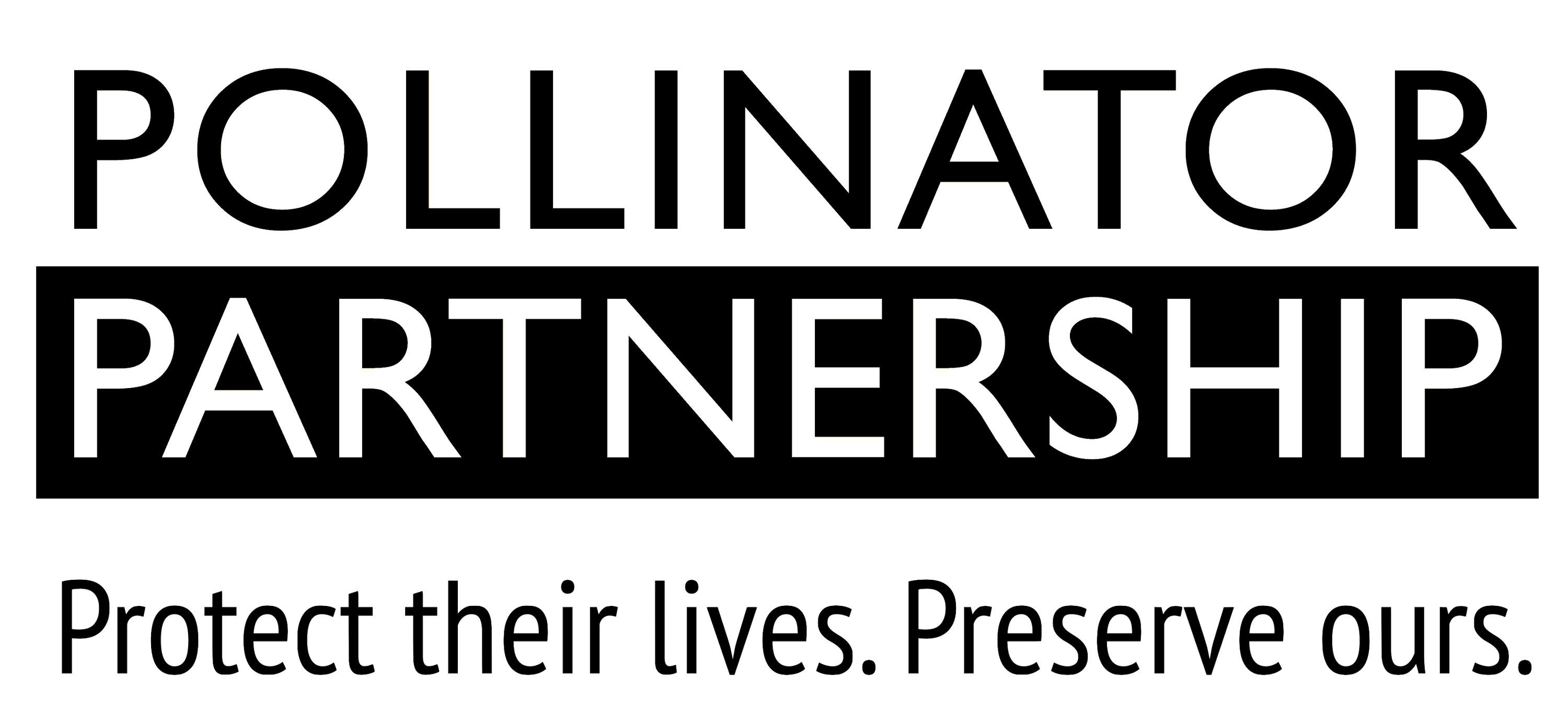 Logo: Pollinator Partnership, Protect their lives. Preserve ours.