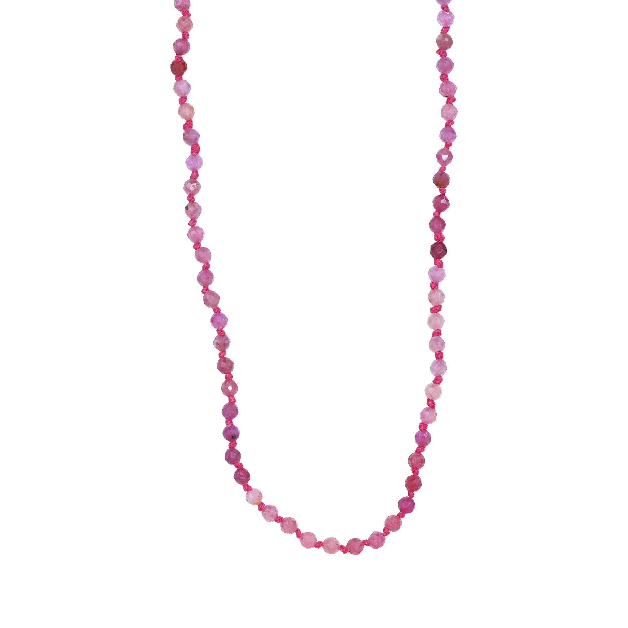 Hand-Knotted Roseate Necklace