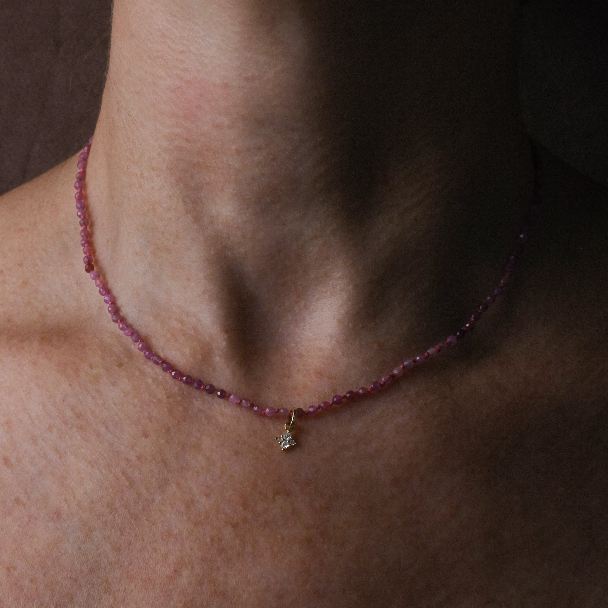 Hand-Knotted Roseate Necklace