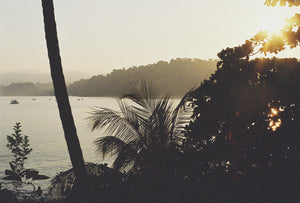 Scenic view over Drake Bay in Costa Rica.