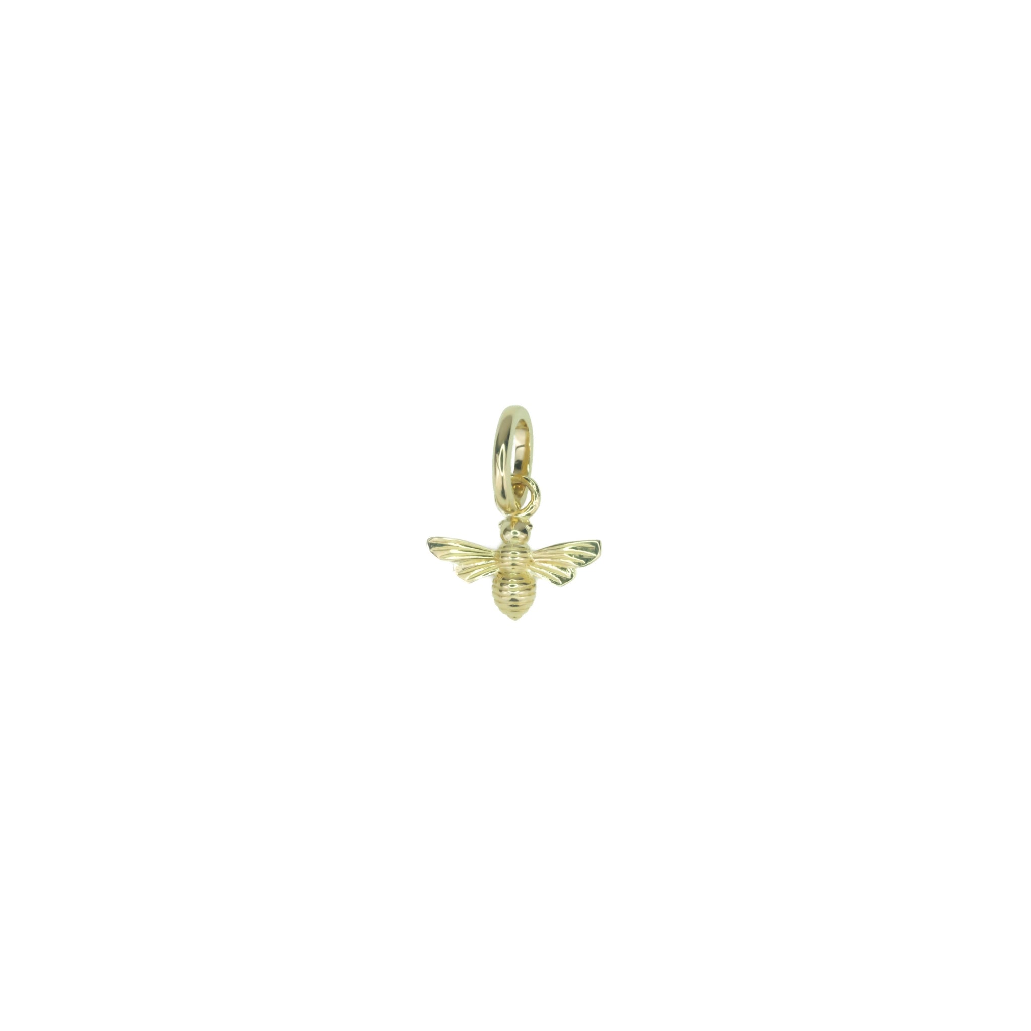 Mini Bee Charm • Golden Honeybee