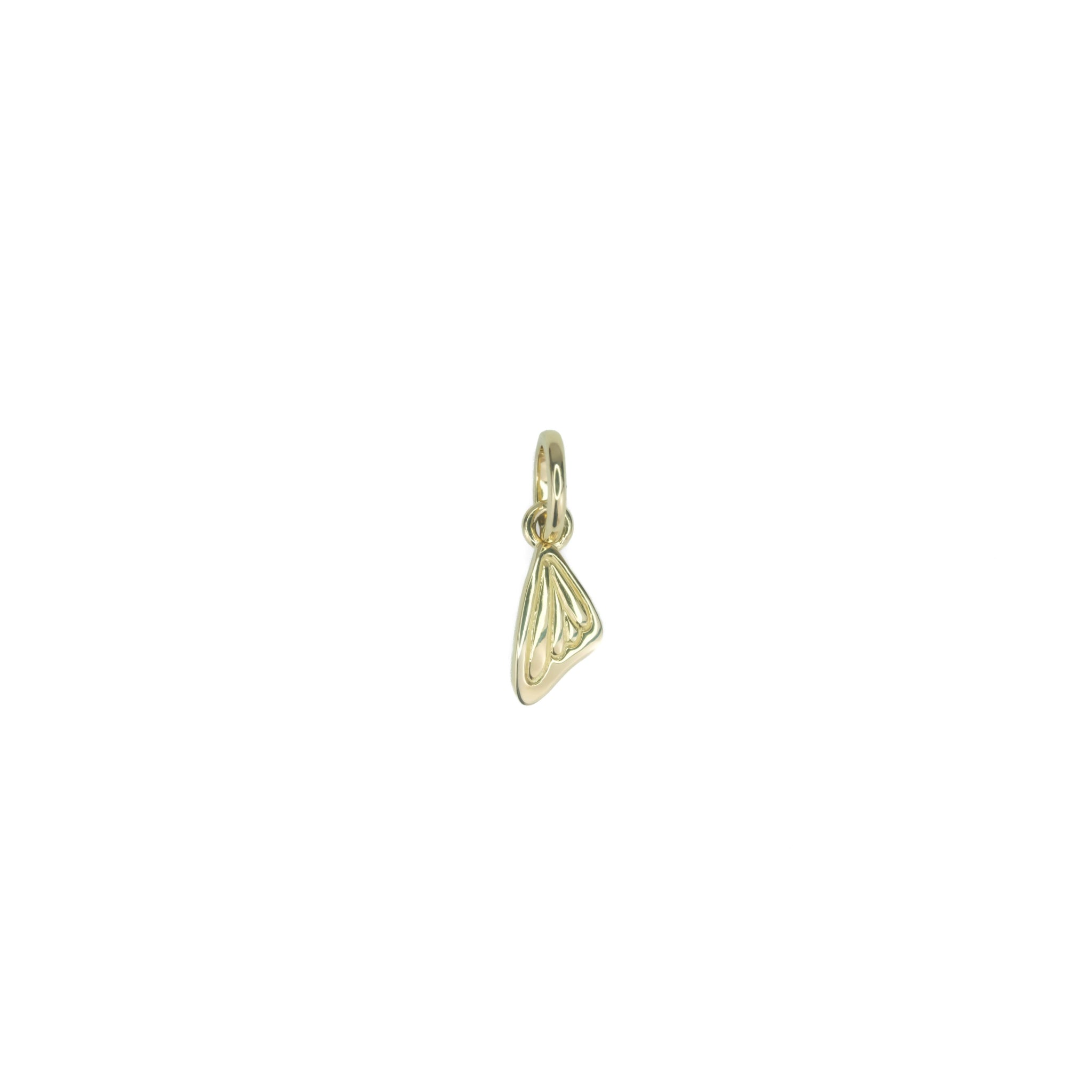 Mini Butterfly Wing Charm • Golden Sulphur