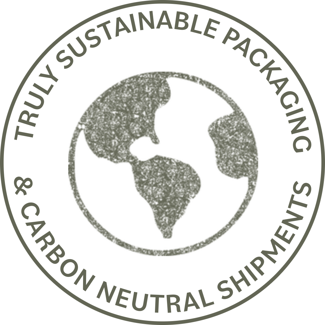 Truly sustainable packaging & carbon neutral shipments.