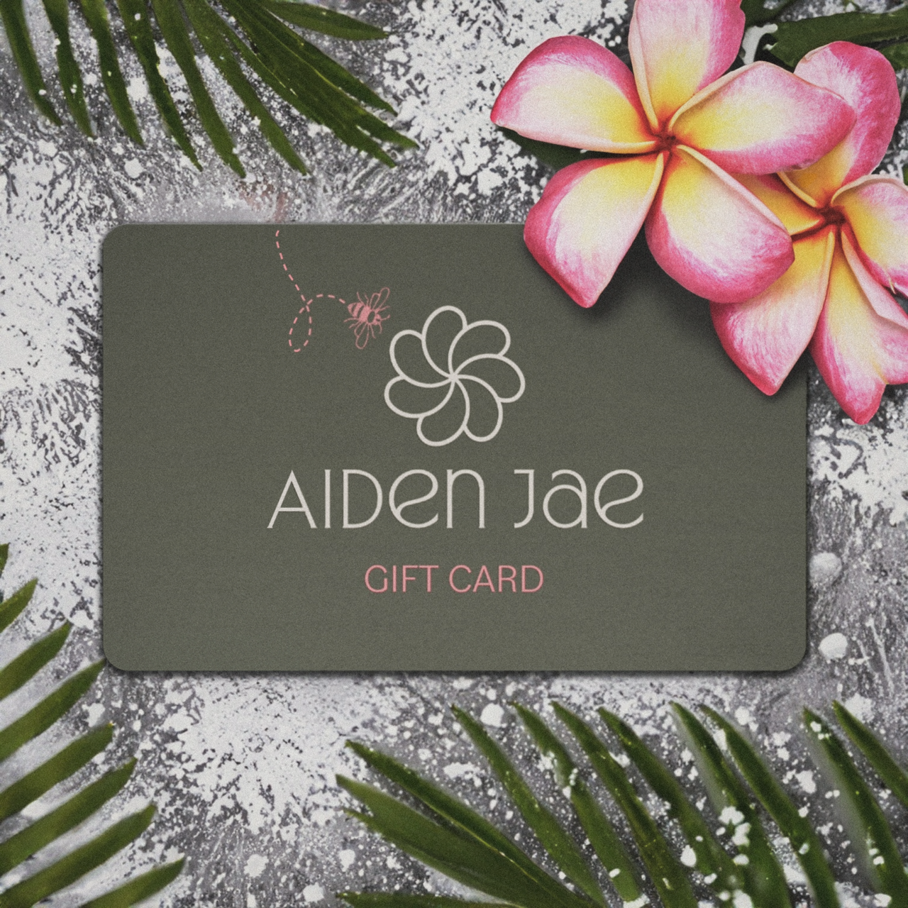 Aiden Jae digital gift card.